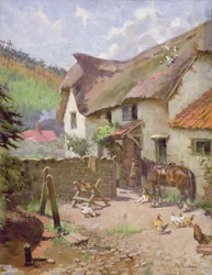 Gazdasági udvar, Porlock, Somerset